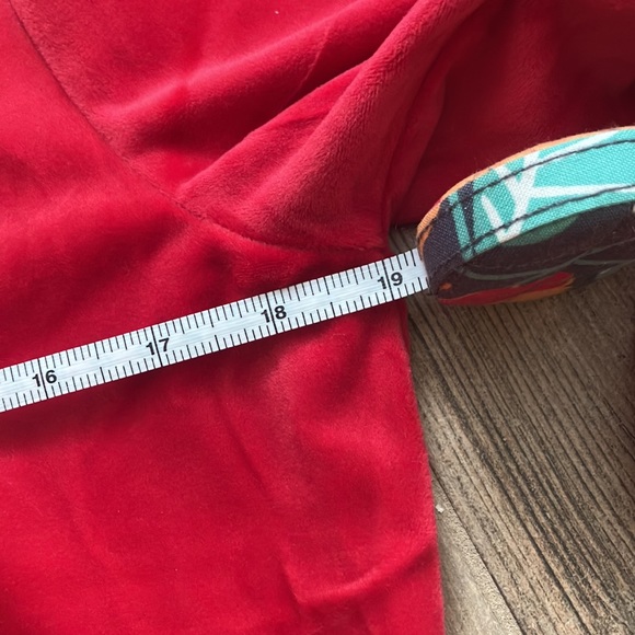 💋Juicy Couture set bling sequins red velour 2 piece set sz XL NWT - Picture 16 of 17